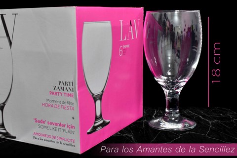 NM LAV GLASS WINE LV-EMP571F 