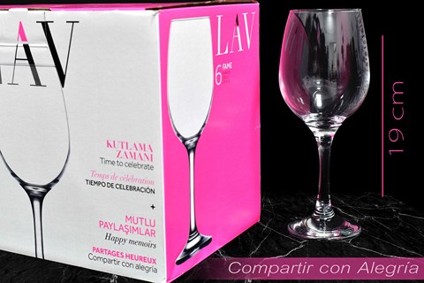 NM LAV GLASS WINE LV-FAM523F 