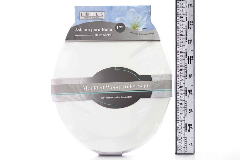 NM TOILET SEAT 17'' WHITE LT7066 