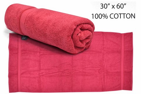 NM TOWEL 30X60' RED SCR-2157-7RED 