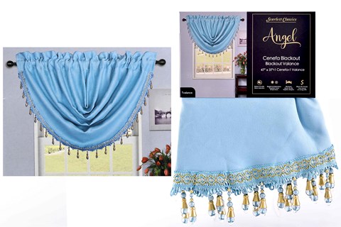 NM VALANCE 47X37' BLUE SCR-2996 