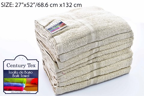 NM TOWEL 27X52'' BEIGE CT-9202 