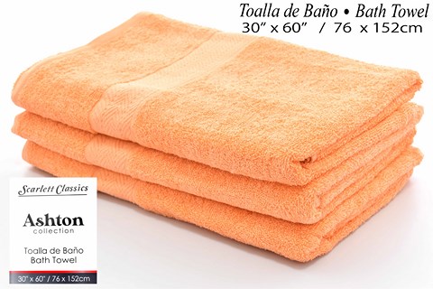 NM TOWEL 30X60 PEACH SCRBCH3115 