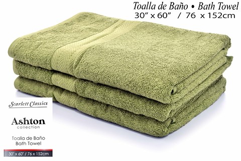 NM TOWEL30X60 GREEN SCRBCH3125 