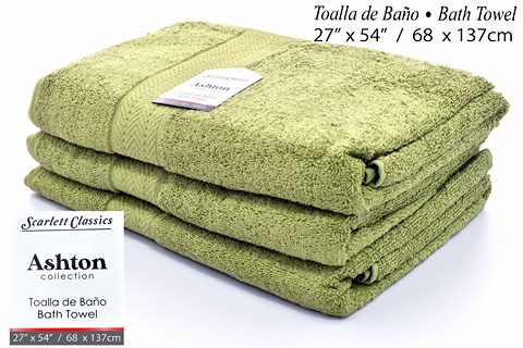 NM TOWEL 27X54 OLIVE SCRBT3141 