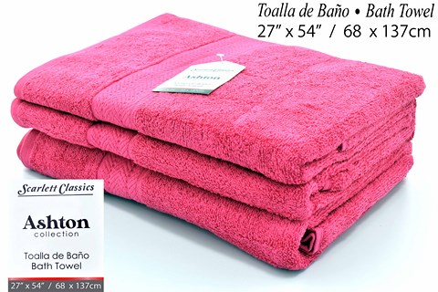 NM TOWEL 27X54 FUSHIA CR-BT-3144 