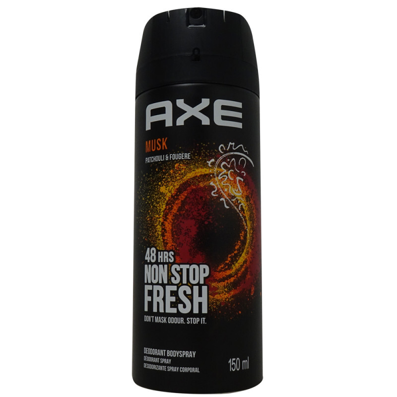 AXE DEODRANT SPRAY MUSK  12X150ML