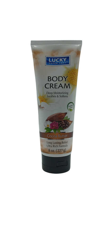 LUCKY BODY CREAM COCOA BUTTER 12X8OZ