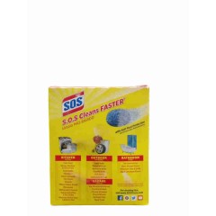 SOS SOAP WOOL PADS  6X10CT