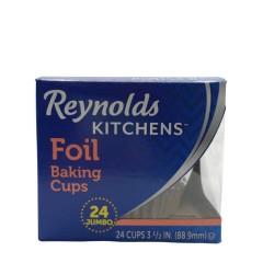 REYNOLDS BAKING CUPS FOIL JB  12X24CT