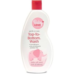 BABY LOVE BODY WASH  12X15OZ