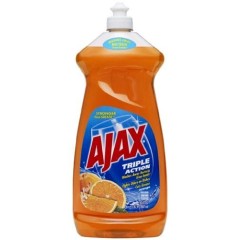 AJAX DISH LIQUID ORANGE 9X30OZ