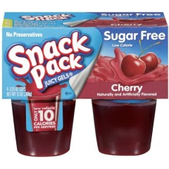 SNACK GEL CHRY S.F  12X14OZ