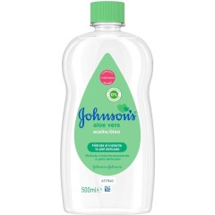 JHONSONS & JHONSONS BABY OIL ALOE  24X300ML