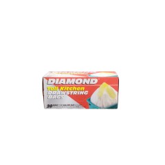 DIAMOND TRASH BAG 13G DS  12X20CT