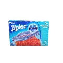 ZIPLOC FRZ BAGS  4X54CT