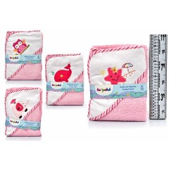 NM BABY TOWEL W/HODED LP-9789 
