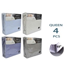 NM BEDSHEET QUEEN SET THREAD COT NV1273 