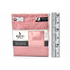NM BEDSHEET TWIN 3PC BLUSH HPC4011 