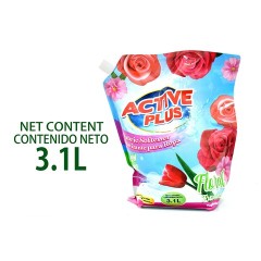 ACTIVE FABRIC SOFTENER FLORAL 4X3.1L 4X3.1L