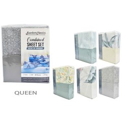 NM BEDSHEET REVERSABLE 4PCS NV-1374 