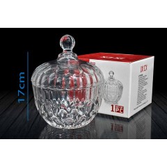 NM GLASS JAR 14*10CM 84182 