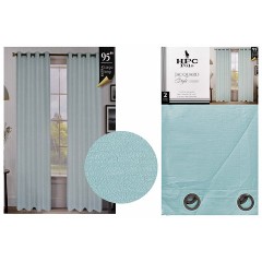 NM HPC CURTAIN WITH GROMMETS 2PC BLUE HPC5020 