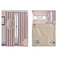 NM CURTAIN 55X90" TERGAL SAND SCR-3078 