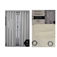NM CURTAIN 55X90" IVORY SCR-3082 