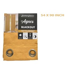 NM CURTAIN BLACK OUT WITH GROMMETS 54X90 MIST SCR3268 