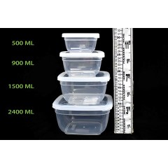 NM FOOD CONTAINER SET 4PCS ASD077 