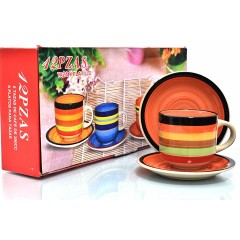 NM PROCELAIN CUP AND SAUCER PJ-28091 