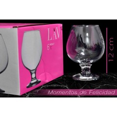 NM LAV GLASS COGNAC LV-MIS568F 
