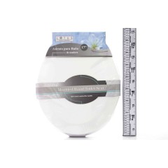 NM TOILET SEAT 17'' WHITE LT7066 