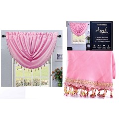 NM VALANCE 47X37' ROSE SCR-2997 