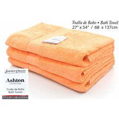 NM TOWEL 27X54 PEACH SCRBT3131 
