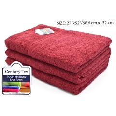 NM TOWEL 27X52''  BURGANDY CT-9204 