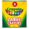 CRAYOLA CRAYONS LARGE  144X8CT