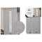 NM HPC CURTAIN WITH GROMMETS 2PC GREY HPC5008 