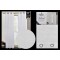 NM HPC CURTAIN WITH GROMMETS 2PC WHITE HPC5009 