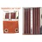 NM JACQUARD CURTAIN WITH GROMMETS 54X90 RUST BA4176 