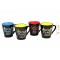 NM PORCELAIN MUG EMB 9OZ 12PC-1001- 