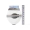 NM TOILET SEAT 17'' WHITE LT7066 